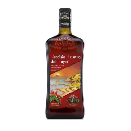 Licor Vecchio Amaro Del Capo Red Hot Caffo 700ml