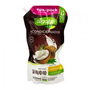 Acondicionador Algabo Suavidad Con Coco Leche Refil 930ml