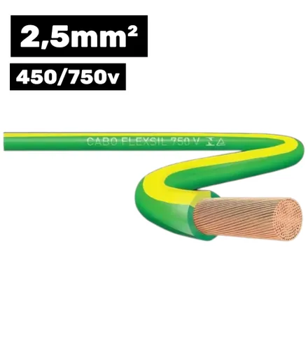 Cabo Flexsil 450 1 Mm 100M Brasileiri