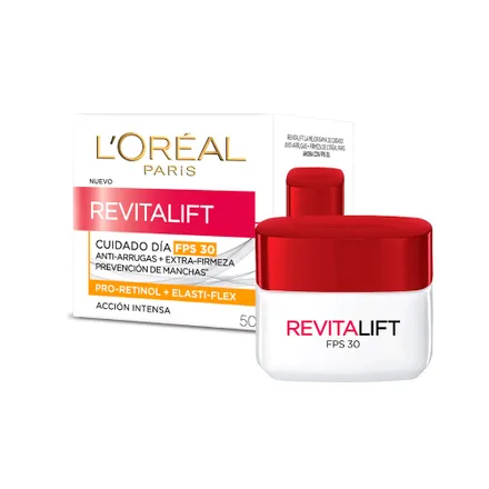 Crema Facial Anti Arrugas Oreal Paris Revitalift Fps 30 50ml