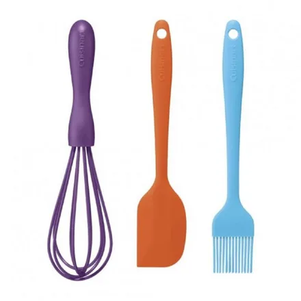 Jogo Cozinha Cuisinart Ctg 00 3MBT Espatula Pincel Batedor 3