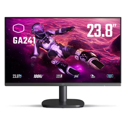Monitor Gamer Cooler Master GA241 CMI-GA241-US 23.8" Full HD 100Hz VA - Preto