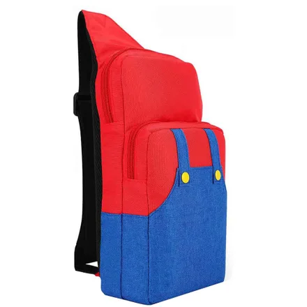 BOLSA NINTENDO SWITCH MARIO LIMITED ED VERMELHO AZUL