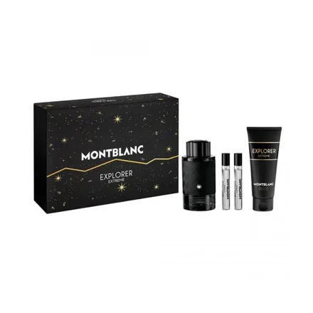 Mont Blanc Explorer Extreme Par Eau Parfum Plus 2X Shower Gel 100ml