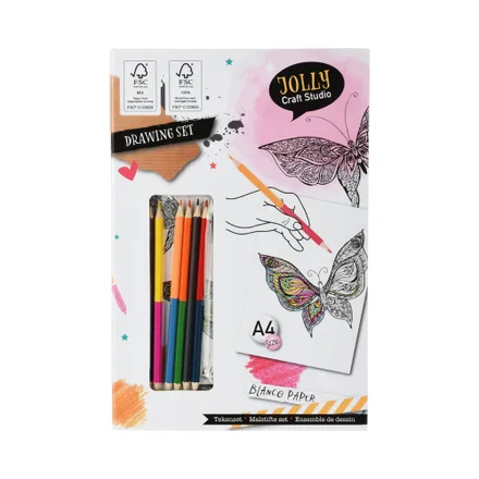 Set De Dibujo Jolly Craft Studio Oriente 045810