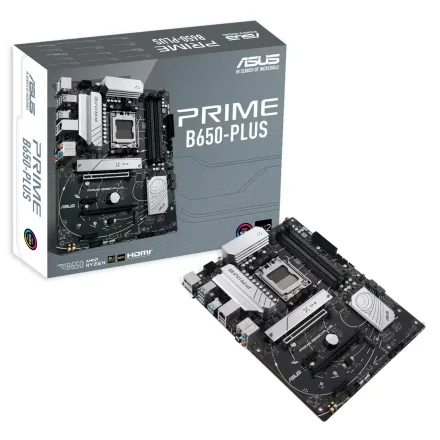Placa Mae Prime B650 Plus Ddr 5 Socket AM5 Chipset Atx