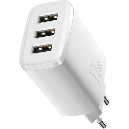 Cargador Fuente Baseus Ccxj 3USB
