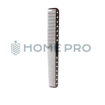 Pente Metal Alumínio Para Barbeiros - 15 Cm - Preto