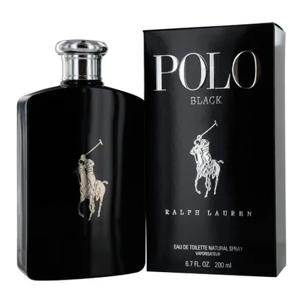 Perfume Ralph Lauren Polo Black Eau Toilette Masculino 200ml
