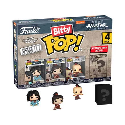 Muneco Funko Bitty Pop Avatar Last Airbender 4 Piezas