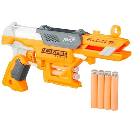 LANZADOR DE DARDOS NERF N-STRIKE ELITE ACCUSTRIKE SERIES FALCONFIRE B9839