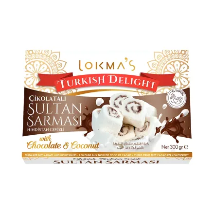 Lokmas Delight Rolllos Coco Con Chocolate 300g