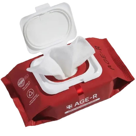 Lenco Desinfetantes Medicube Age Sanitizing Wipes 30 Frasco Danificado