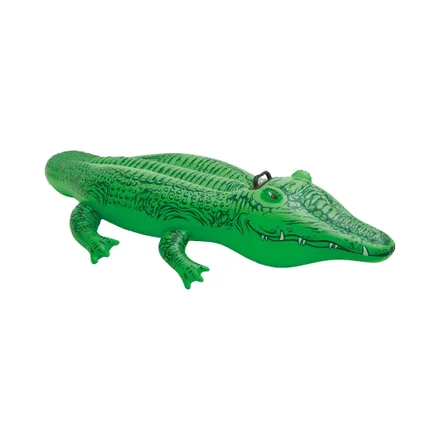 Flotador Intex 58546 Inflable De Cocodrilo Verde 1.68 X0.68 M