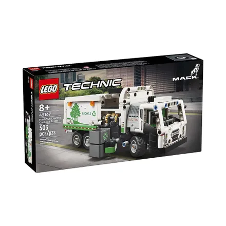 Juguete Construccion Lego Technic Mack Lr Electric Garbage Truck 503 Piezas