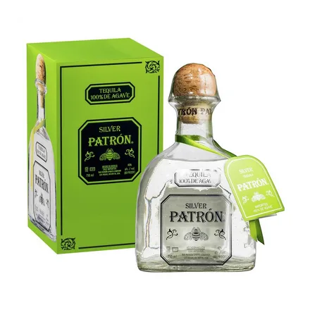 Tequila Patron Silver Con Caja 750ml