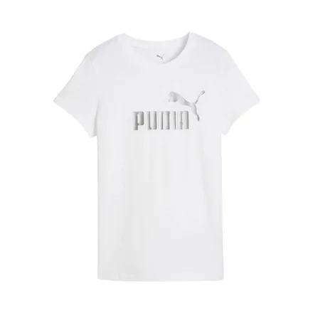 Remera Puma 63153602 Essentials Metallic Femenino