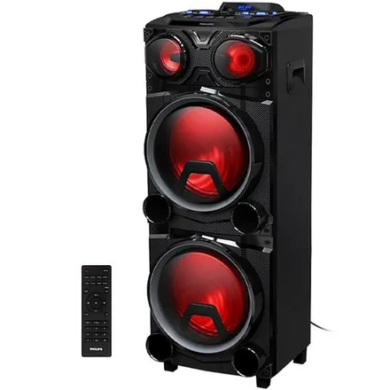 Caixa De Som Philips TAX3705 SD / USB / Bluetooth / Karaokê