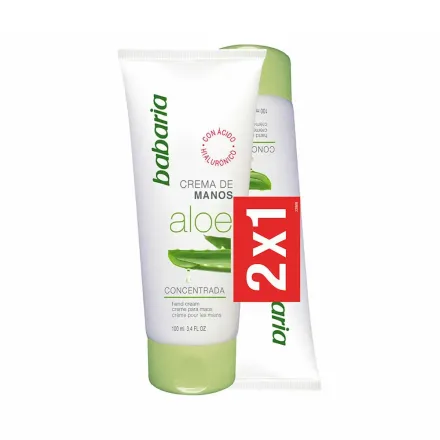 Crema Manos Babaria Aloe Vera Pack 2 1 100ml