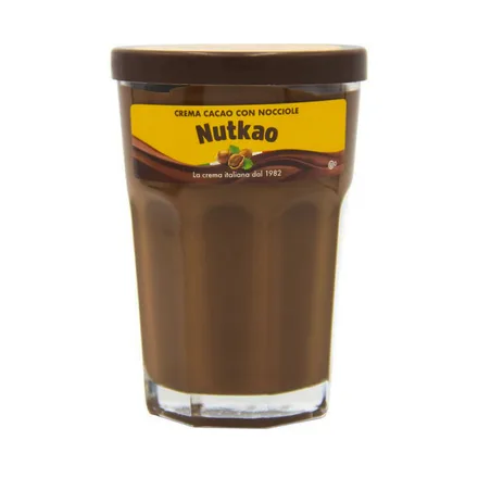 CREMA NUTKAO CACAO SPREAD WHIT HAZELNUTS 380GR