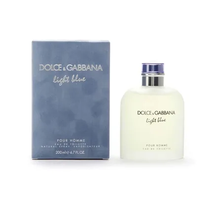 Dolce Gabbana Light Blue Masculino Eau Toilette 200ml