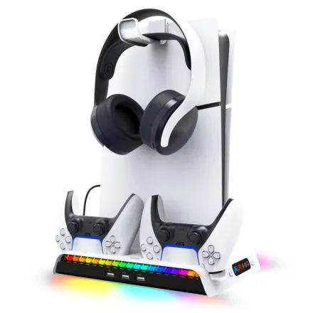 Ipega Cargador PS5 Pg Cooler Rgb Pro Slim