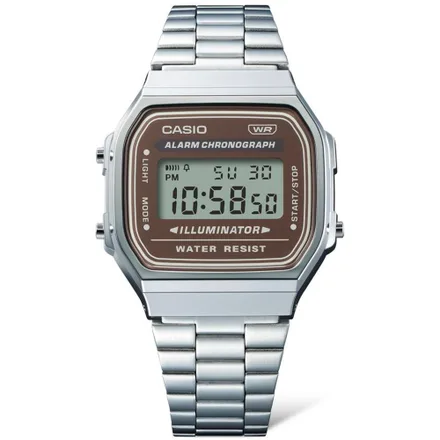 Relógio Unisex Casio A168WA-5AYDF Vintage – Prata