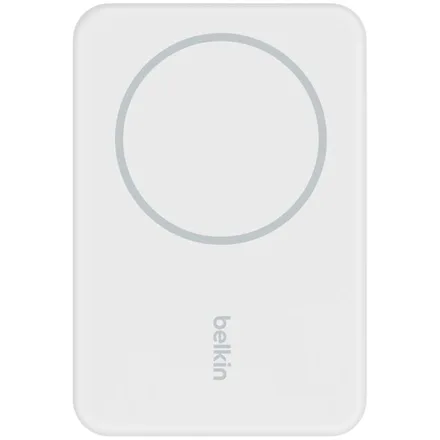 Carregador Portátil Magnético Belkin 5.000 mAh Branco – BPD004BTWT