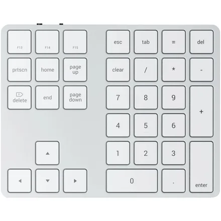 Teclado Satechi Wireless Aluminio ST-XLABKS Silver