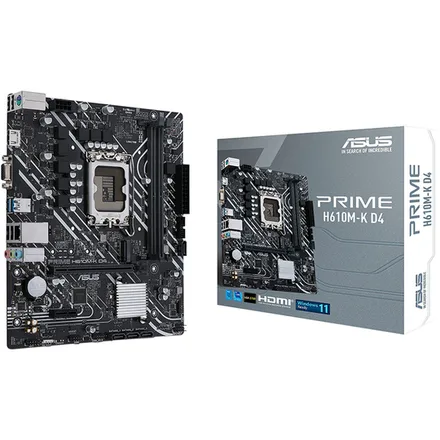 Placa Madre Prime D4 Con Socket Lga 1700 Microatx Hasta 2 Ddr 4