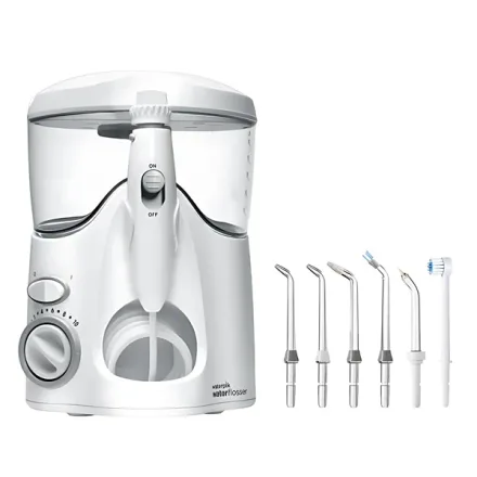 Irrigador Bucal Waterpik Ultra Waterflosser Wp 10 Niveis Pressao Branco 600ml