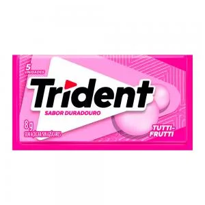 CHICLETES TRIDENT BRASILEIRO TUTTI FRUTTI 8G