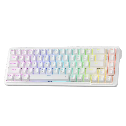 REDRAGON TECLADO NOVA MAGNETIC K709PLB-RGB-M INGLES WHITE