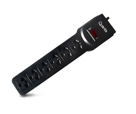 Filtro Linha 06 Tomadas Quanta Qtf 01 Bivolt