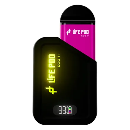 Vape Desechable Life Pod Eco Ii Puffs 5 Nicotina Grape Honeydew