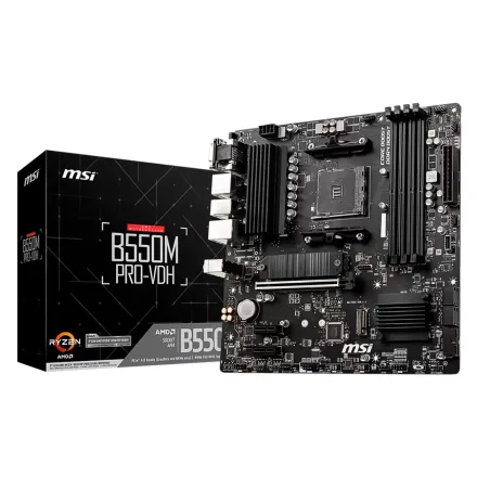 Placa Mae Msi Pro Vdh Ddr 4 Socket AM4 Chipset B550 Atx