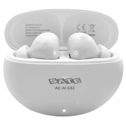 Auricular Sate Bluetooth IA Traductor AE-AI632 TWS - Blanco