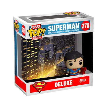 Muneco Funko Bitty Pop Deluxe Dc Superman 278