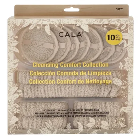 Set Limpieza Facial Cala Comfort Warm Vanilla 10PCS