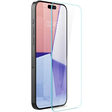 Pelicula iPhone 15 Pro Spigen Glas Tr Slim Transparente