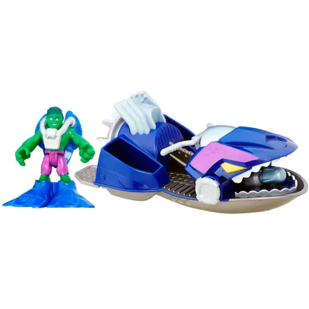 HASBRO PLAYSKOOL B5703 SHA HULK COM LANCHA TUBAR** – B5703