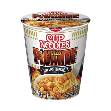 Sopa Instantanea Fideos Nissin Pollo Picante 68 Gr