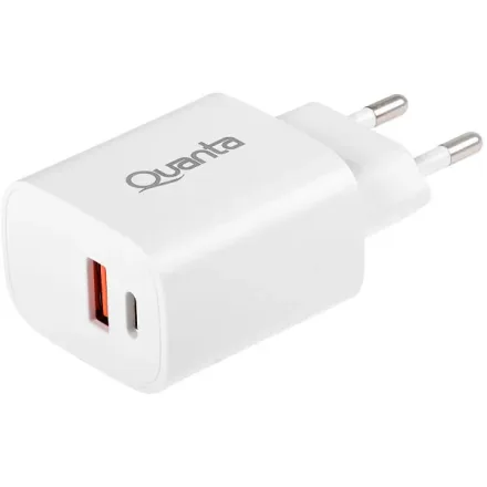 Adaptador Tomada Quanta Qtcacr 2 20 Watts