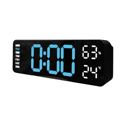 Reloj Digital Satellite Ac T6863 Led Azul