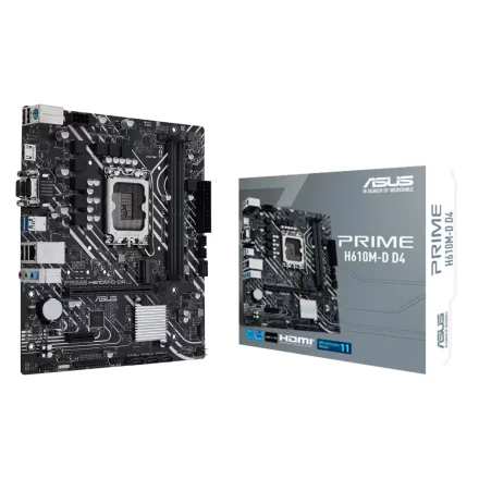 Placa Mae Prime D4 Ddr 4 Socket Lga 1700 Chipset H610 Atx