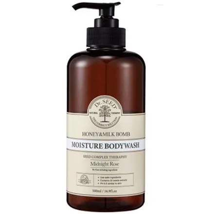 Body Wash Dr Seed Moist Honey Milk Mid Rose 500ml