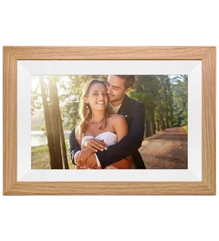 PORTA RETRATO 15.6" DIGITAL SMART WIFI PS-DPF1517 WOODEN BIV