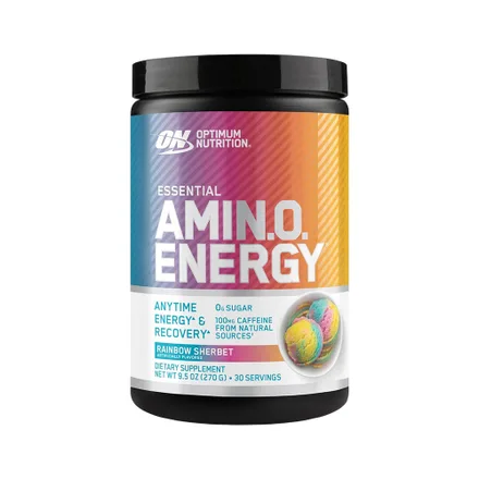 Suplemento Optimum Nutrition Amino Energy Rainbow Sherbet 270 Gr