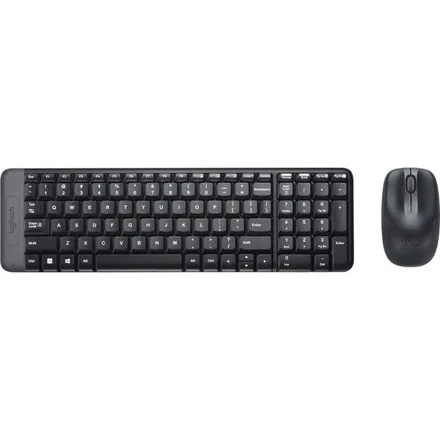 Teclado Kit + Mouse Sem Fio Logitech MK220 (Espanhol)
