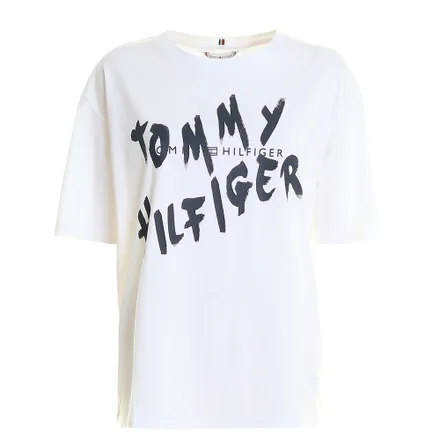 Camiseta Tommy Hilfiger Feminina Ybr 00L